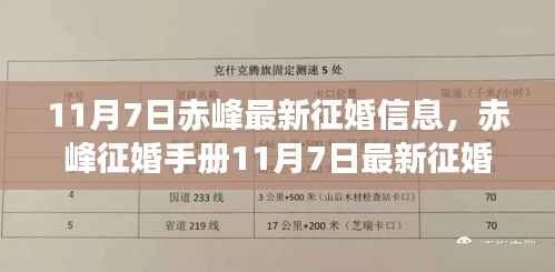 赤峰征婚手册，最新征婚信息发布与参与指南（11月7日更新）