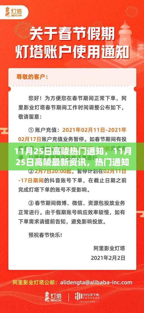 11月25日高陵最新资讯与热门通知汇总