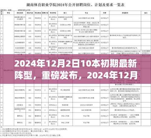 重磅发布,2024年12月2日科技盛宴——揭秘十本初期最新阵型高科技产品一览