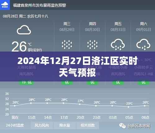 洛江区天气预报实时更新（日期，2024年12月27日）