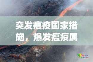 突发瘟疫国家措施，爆发瘟疫属于法律事件吗 