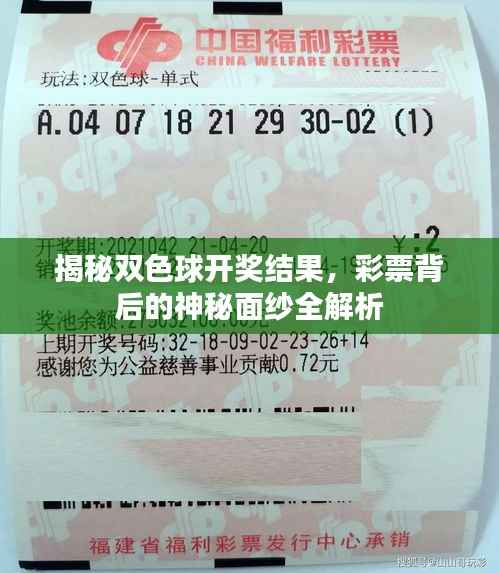 揭秘双色球开奖结果,彩票背后的神秘面纱全解析